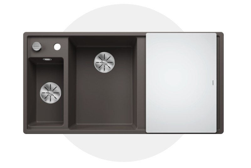 Anderhalve spoelbak Blanco 527226 vooraanzicht