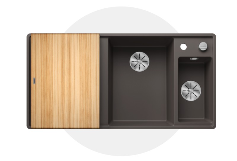 Evier 1 1/2 bassin Blanco 527233 vooraanzicht