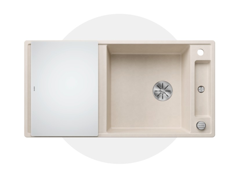 Enkele spoelbak Blanco 527051 vooraanzicht