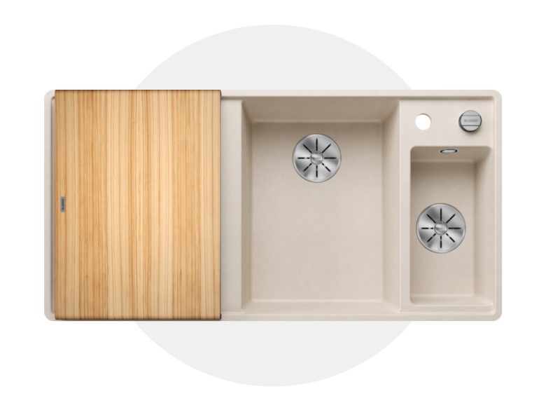 Anderhalve spoelbak Blanco 527050 vooraanzicht