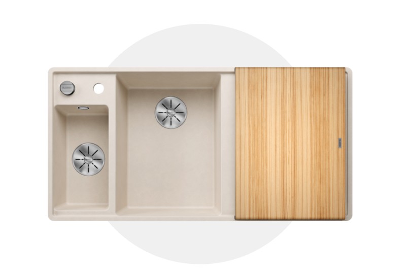 Evier 1 1/2 bassin Blanco 527048 vooraanzicht