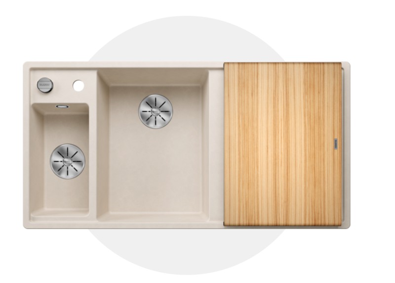 Evier 1 1/2 bassin Blanco 527044 vooraanzicht