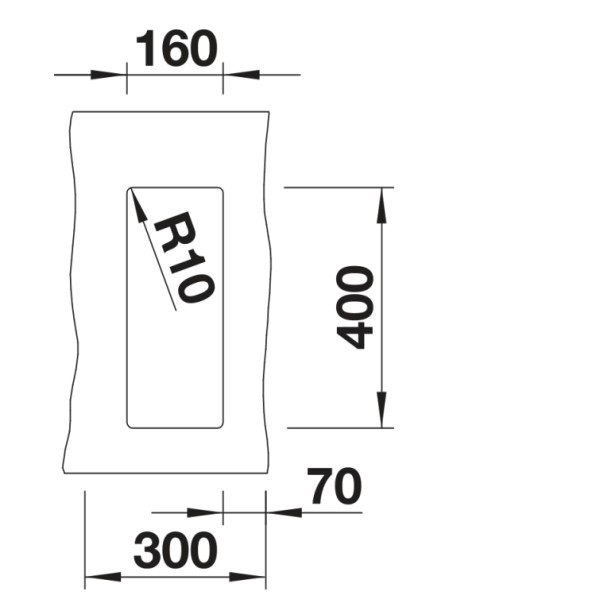 Evier 1 bassin Blanco 526799 detail 2