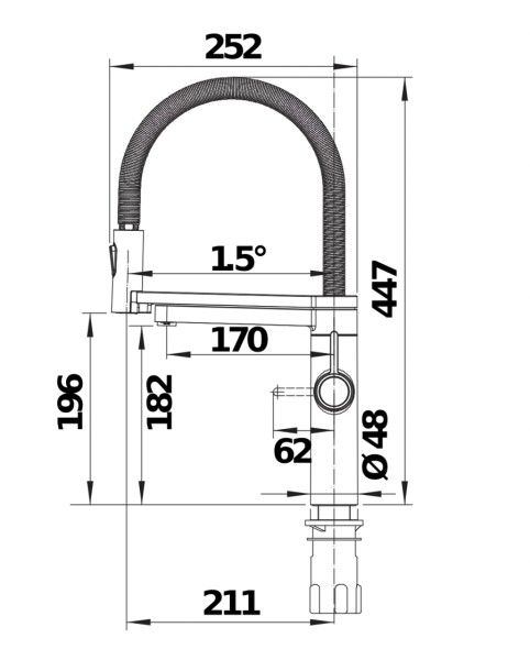 Multifunctionele kraan Blanco 526311 detail 2
