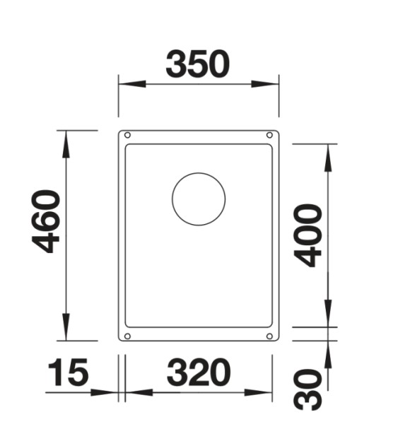 Evier 1 bassin Blanco 527343 detail 1