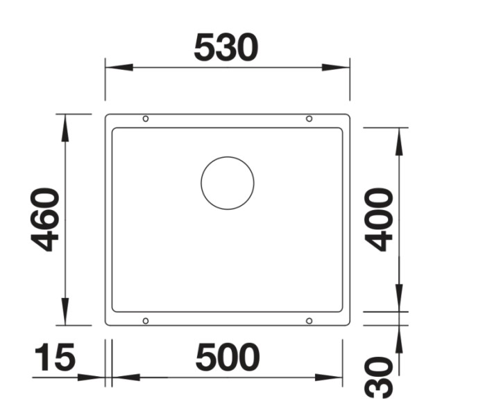 Evier 1 bassin Blanco 527353/** detail 1