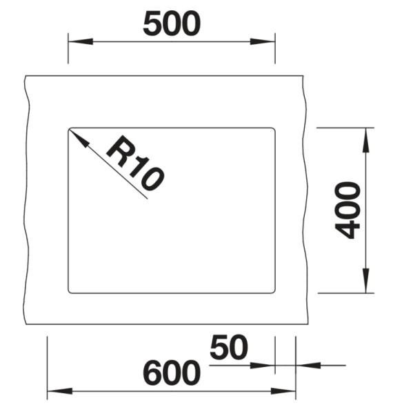 Evier 1 bassin Blanco 527353/** detail 2
