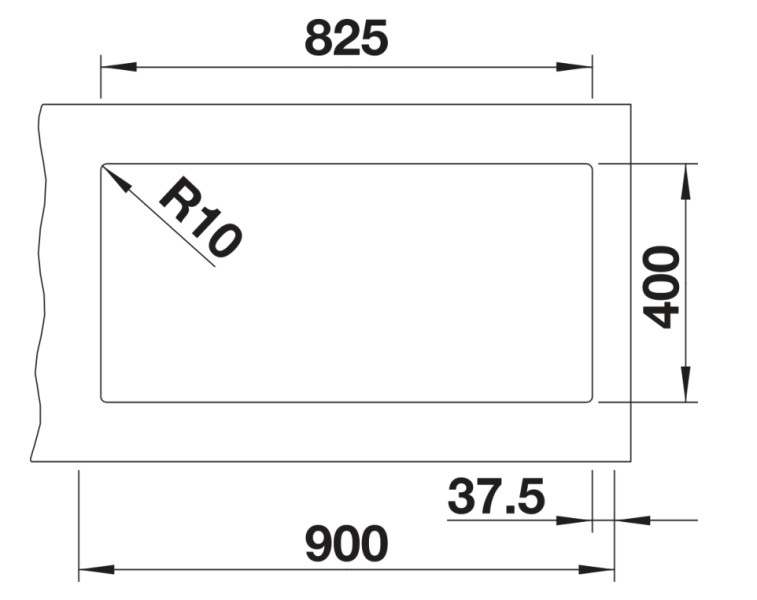 Evier 1 1/2 bassin Blanco 527351 detail 2