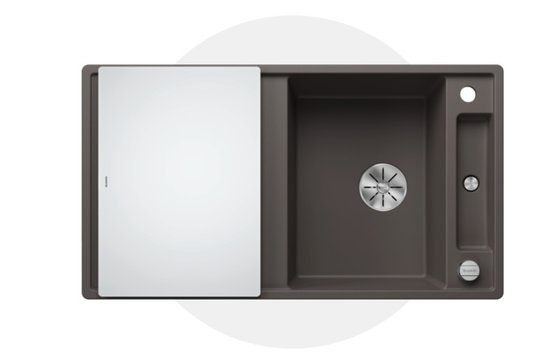 Enkele spoelbak Blanco 527222 vooraanzicht