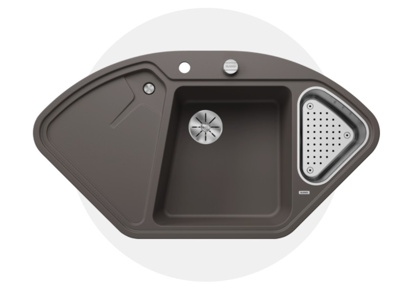 Evier d'angle Blanco 527238 vooraanzicht