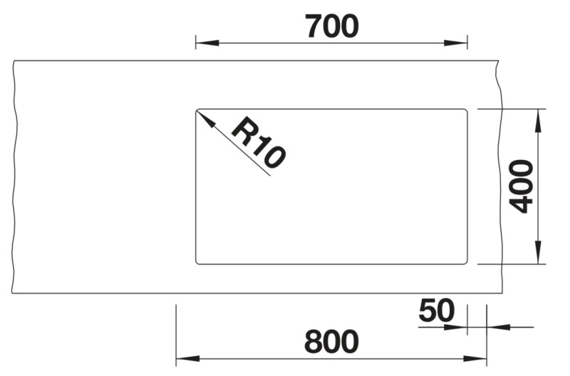 Evier 1 bassin Blanco 527172 detail 2