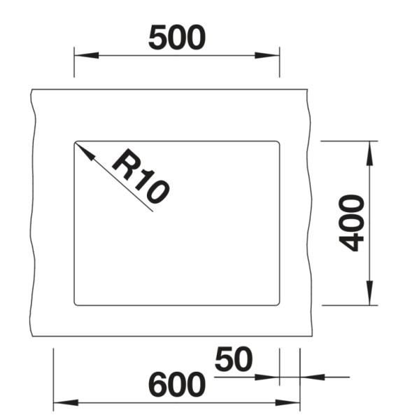 Evier 1 bassin Blanco 527170/** detail 2