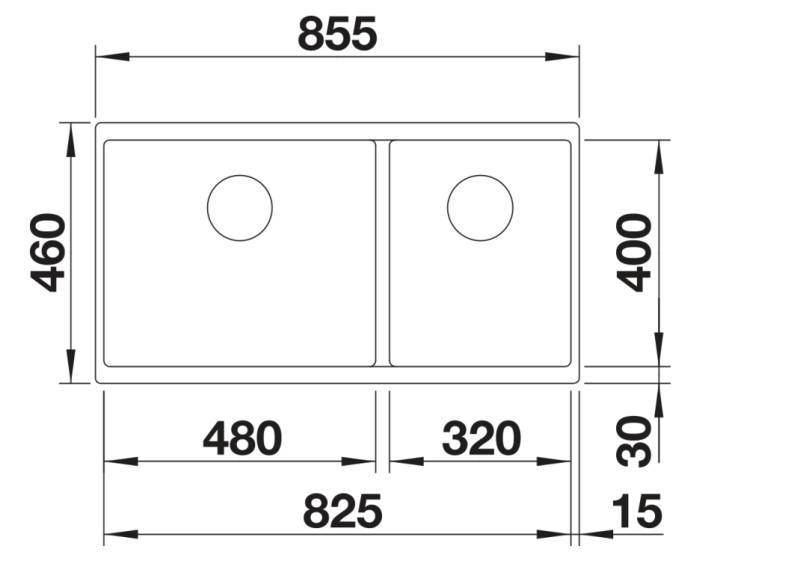 Evier 1 1/2 bassin Blanco 527168 detail 1