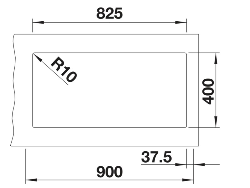 Evier 1 1/2 bassin Blanco 527168 detail 2