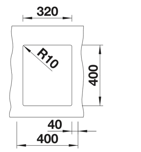 Evier 1 bassin Blanco 527160 detail 2