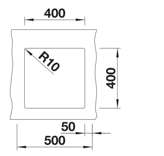 Evier 1 bassin Blanco 527166/** detail 2