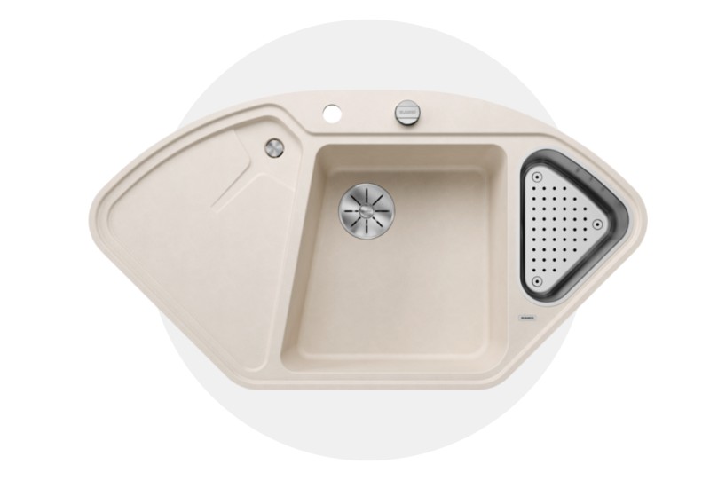 Evier d'angle Blanco 527056 vooraanzicht