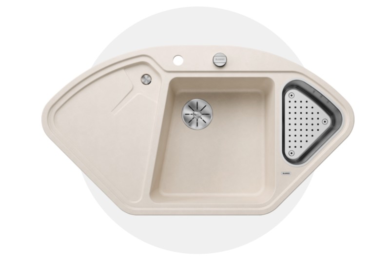 Evier d'angle Blanco 527055 vooraanzicht