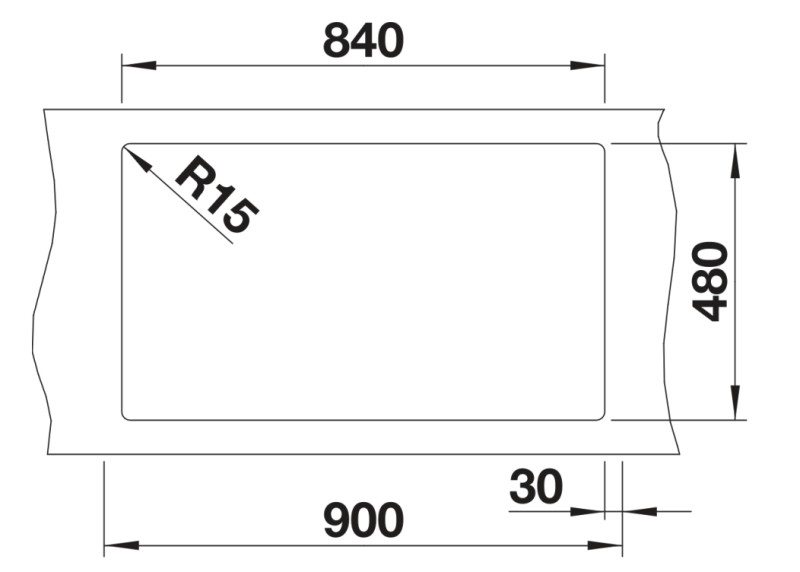 Evier 2 bassins Blanco 527393 detail 2