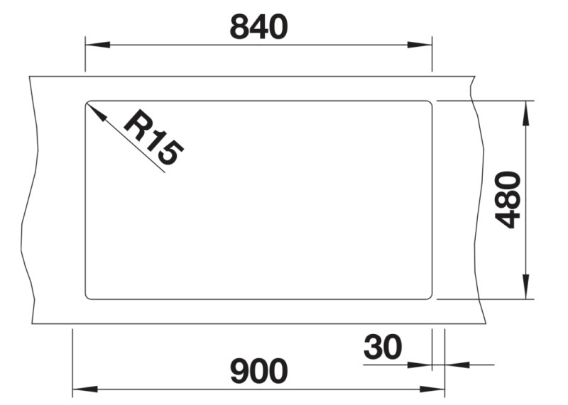 Dubbele spoelbak Blanco 527210 detail 2