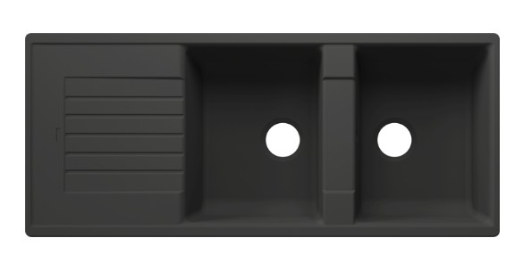 Dubbele spoelbak Blanco 527392 vooraanzicht