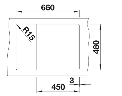 Evier 1 bassin Blanco 527285 detail 2