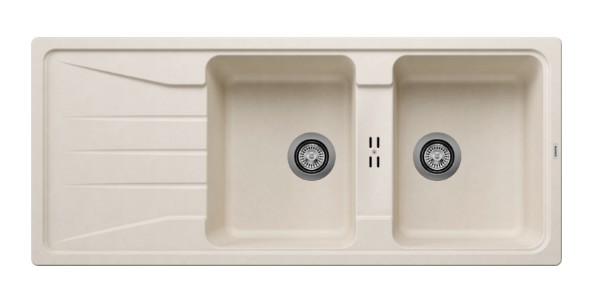 Evier 2 bassins Blanco 527156/** vooraanzicht