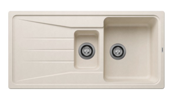 Anderhalve spoelbak Blanco 527154/** vooraanzicht