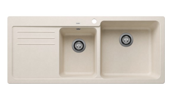 Evier 1 1/2 bassin Blanco 527132 vooraanzicht