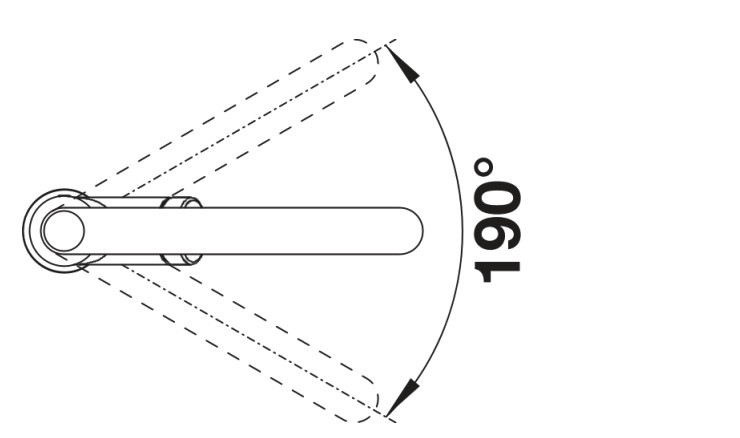 Eéngreepskraan Blanco 526930 detail 1