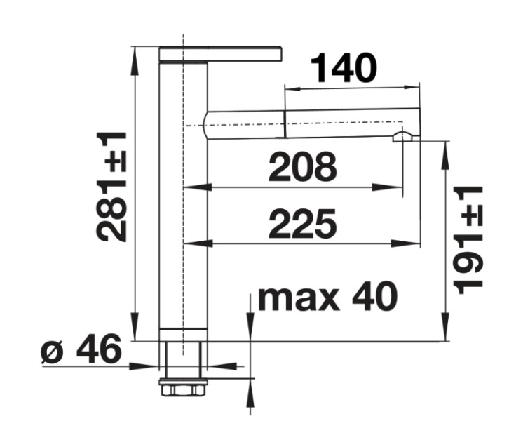 Robinet mono-commande Blanco 526957 detail 2