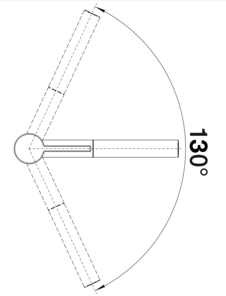 Eéngreepskraan Blanco 526956 detail 1