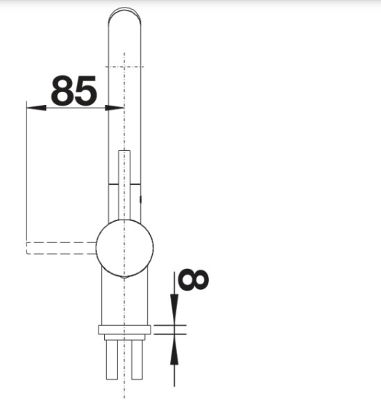 Robinet mono-commande Blanco 526960/** detail 2