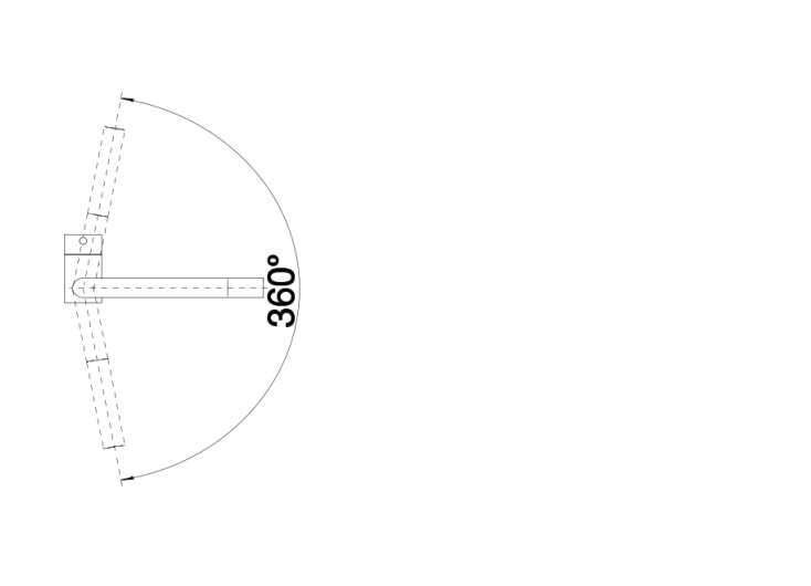 Eéngreepskraan Blanco 526961/** detail 1