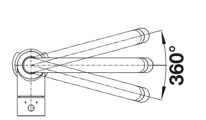 Eéngreepskraan Blanco 526968/** detail 1