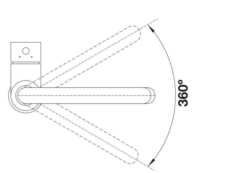 Eéngreepskraan Blanco 526966/** detail 1