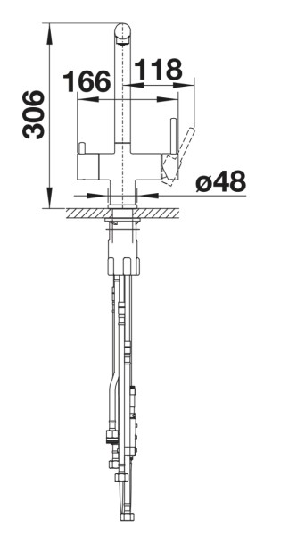 Multifunctionele kraan Blanco 526946/** detail 2