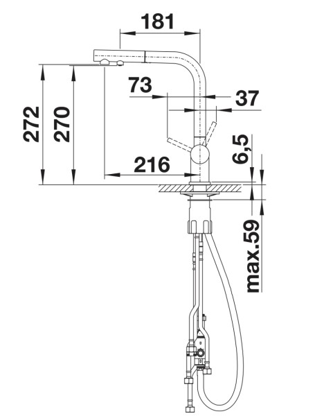 Robinet multifonctionnel Blanco 526947/** detail 3