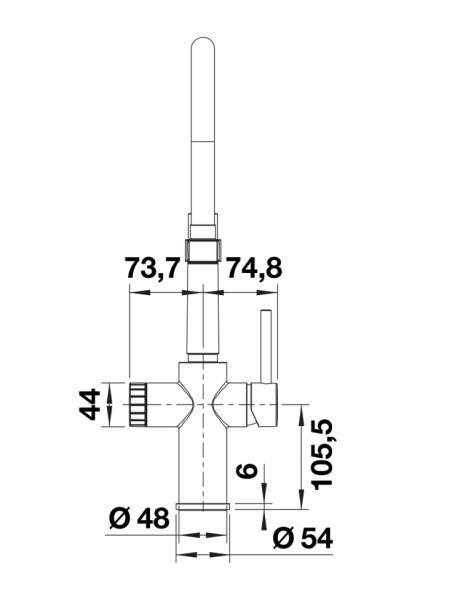 Robinet mono-commande Blanco 526705 detail 1