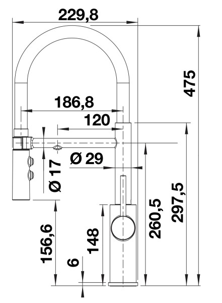 Robinet mono-commande Blanco 526705 detail 2
