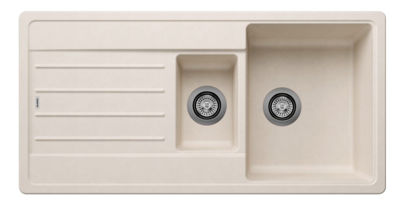 Anderhalve spoelbak Blanco 527088/** vooraanzicht