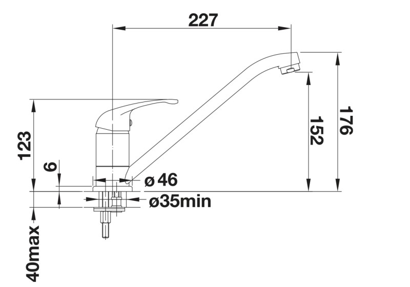 Robinet mono-commande Blanco 526934 detail 2