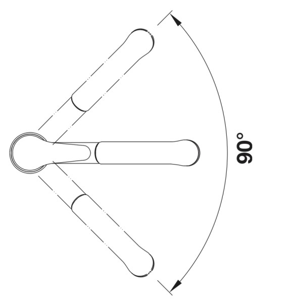 Eéngreepskraan Blanco 526937 detail 1