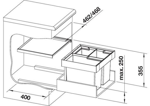 Poubelles Blanco 521470 detail 1