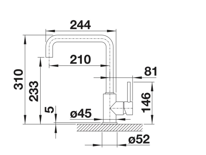 Robinet mono-commande Blanco 527460 detail 3
