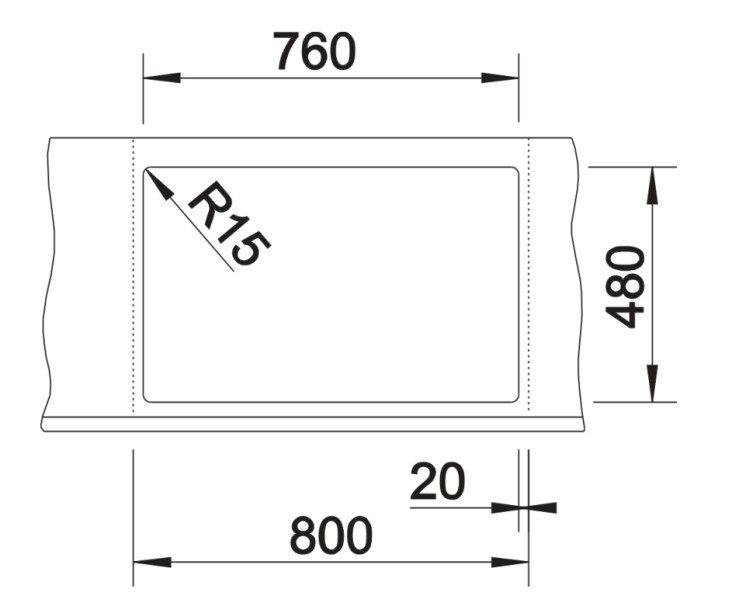 Evier 2 bassins Blanco 524961 detail 2