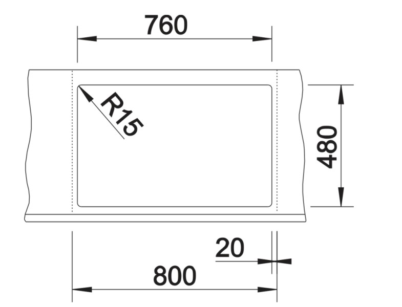 Evier 2 bassins Blanco 524960 detail 2
