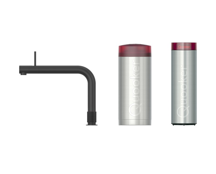 Quooker Quooker FTBLK - COMBI - CUBE vooraanzicht