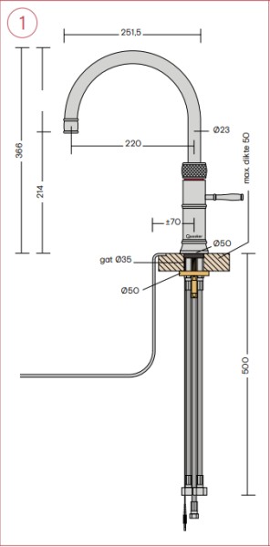 Quooker Quooker CFNRCHR - PRO3 detail 2