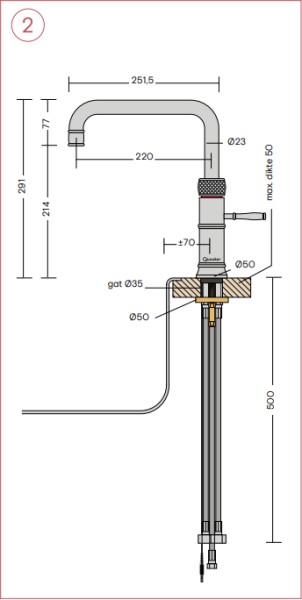 Quooker Quooker CFNSSST - PRO3 detail 2